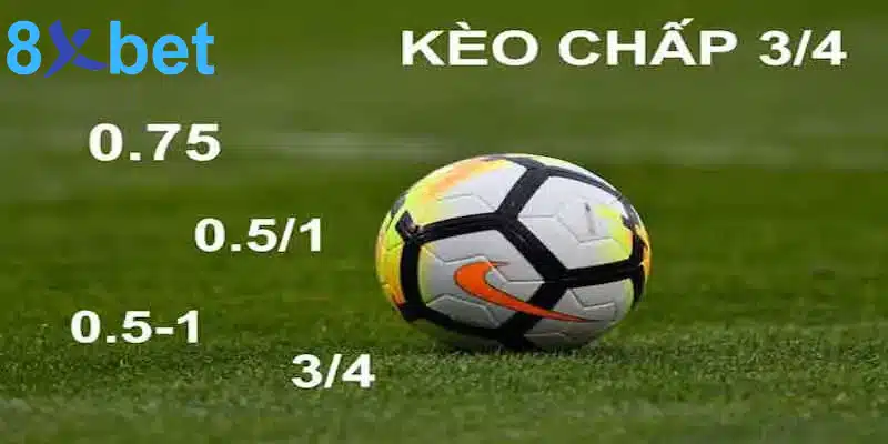 Cược bóng đá - Thể loại cá cược phổ biến nhất trên thế giới 3 Kèo bóng đá chấp 0.75