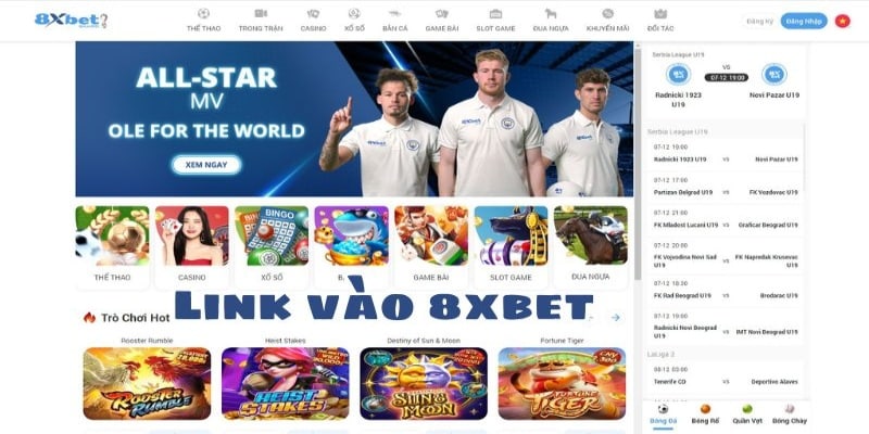 Link vào 8xbet - Trải nghiệm cá cược uy tín và bảo mật cho bet thủ 2 Một số thông tin về link vào 8xbet