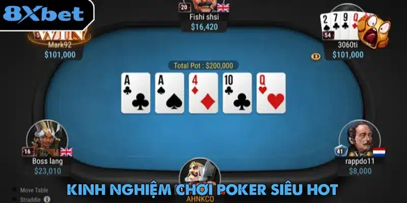 Thứ Tự Poker - Chỉ Dẫn Dành Cho Người Mới Bắt Đầu 12 Thứ tự Poker và những mẹo hay dành cho người mới tham gia trải nghiệm
